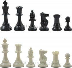Фигуры пластиковые шахматные №4 без утяжелителя